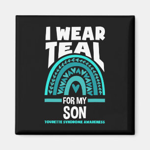 Ich trage Aquamarin für mein Son Tourette Syndrome Magnet