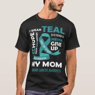 Ich trage Aquamarin für meine Mama - Geschenke f T-Shirt