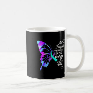 Ich trage Aquamarin Lila für die Prävention von Ge Kaffeetasse
