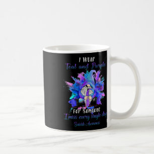 Ich trage Aquamarin Lila für jemanden, der Selbstm Kaffeetasse