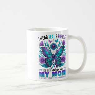 Ich trage Aquamarin Lila in Erinnerung an meine Ma Kaffeetasse