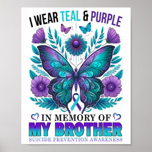 Ich trage Aquamarin Lila in Erinnerung an meinen B Poster