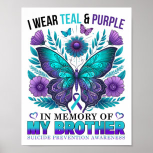 Ich trage Aquamarin Lila in Erinnerung an meinen B Poster