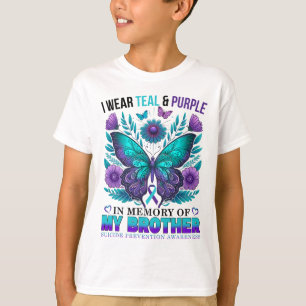 Ich trage Aquamarin Lila in Erinnerung an meinen B T-Shirt