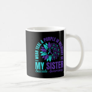 Ich trage Aquamarin Lila in Erinnerung an meinen S Kaffeetasse