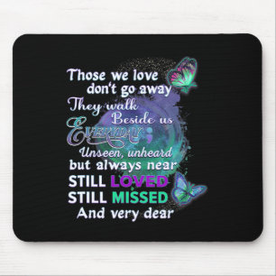 Ich trage Aquamarin und Lila für jemanden, den ich Mousepad