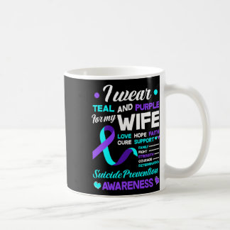 Ich trage Aquamarin und Lila für meine Ehefrau Sui Kaffeetasse