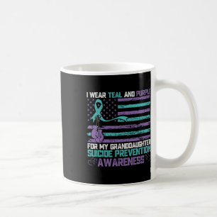 Ich trage Aquamarin und Lila für meine Enkelin Sui Kaffeetasse