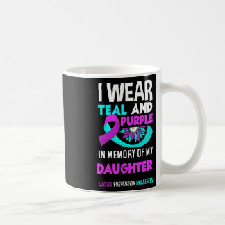 Ich trage Aquamarin und Lila für meine Tochter vor Kaffeetasse