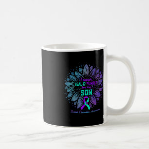 Ich trage Aquamarin und Lila für meinen Sohn Suizi Kaffeetasse