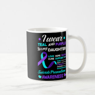 Ich trage Aquamarinen & Lila für meinen Töchte Kaffeetasse