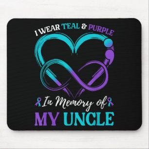 Ich trage Aquamarinen & Lila im Gedächtnis mei Mousepad