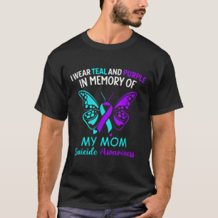 Ich trage Aquamarinen & Lila im Gedächtnis mei T-Shirt