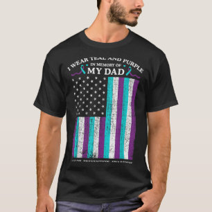 Ich trage Aquamarinen & Lila im Gedächtnis mei T-Shirt