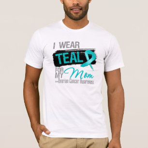 Ich trage aquamarines Band für meinen T-Shirt