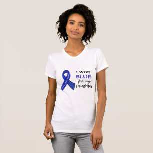 Ich trage Blau e für mein Tochter CFS T-Shirt