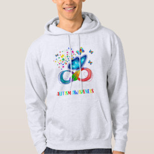 Ich trage Blau für Autismus Awareness Family Hoodie