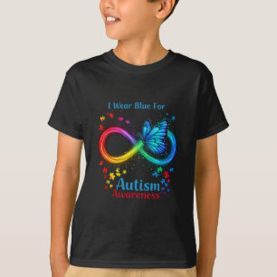 Ich trage Blau für Autismus-Bewusstsein - Autismus T-Shirt