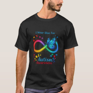 Ich trage Blau für Autismus-Bewusstsein - Autismus T-Shirt