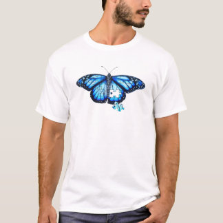 Ich trage Blau für Autismus Bewusstsein Blue Puzzl T-Shirt