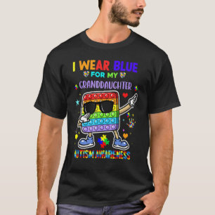 Ich trage Blau für das Autismusbewusstsein meiner  T-Shirt