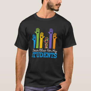 Ich trage Blau für die Autismusaufklärung meiner S T-Shirt