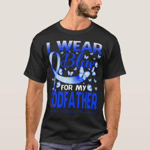 Ich trage Blau für die Krankheit meines Vatermanns T-Shirt