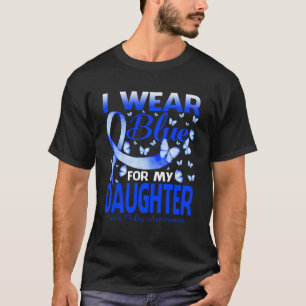 Ich trage Blau für die Palsy-Sensibilität meines T T-Shirt