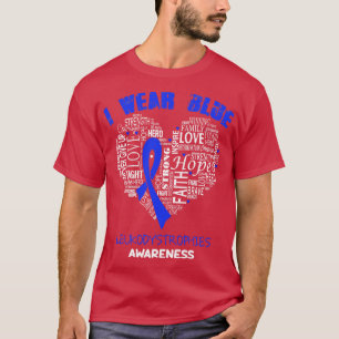 Ich trage Blau für Leukodystrophien Awareness Fait T-Shirt