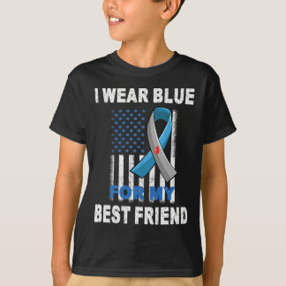 Ich trage Blau für mein bester Freund Diabetes Bew T-Shirt