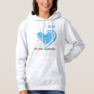 Ich trage Blau für mein Bruderautismus-Bewusstsein Hoodie