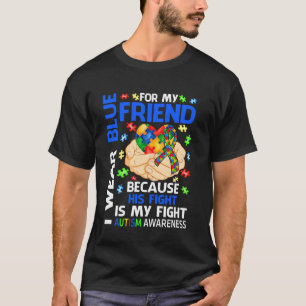 Ich trage Blau für mein Patenkind Autismus-Bewusst T-Shirt