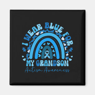 Ich trage Blau für meine Enkelin-Aufklärungsfamili Magnet
