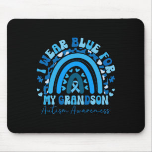 Ich trage Blau für meine Enkelin-Aufklärungsfamili Mousepad