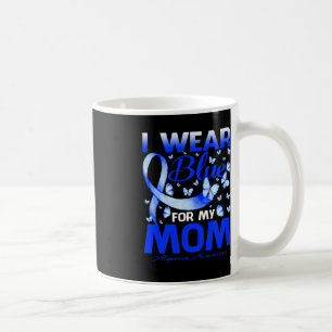 Ich trage Blau für meine Mama Alopezie Bewusstsein Kaffeetasse