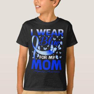 Ich trage Blau für meine Mama Alopezie Bewusstsein T-Shirt
