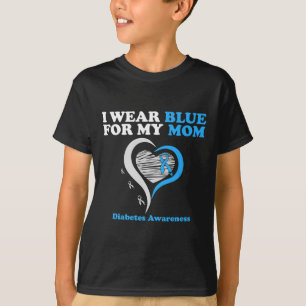 Ich trage Blau für meine Mama Diabetes Warrior Bew T-Shirt