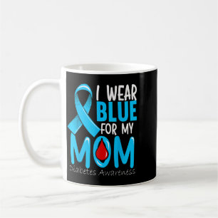 Ich trage Blau für meine Mutter - Diabetes-Bewusst Kaffeetasse