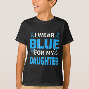Ich trage Blau für meine Tochter Diabetes Awarenes T-Shirt