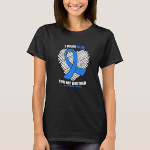 Ich trage Blau für meinen Bruder, die jugendliche T-Shirt