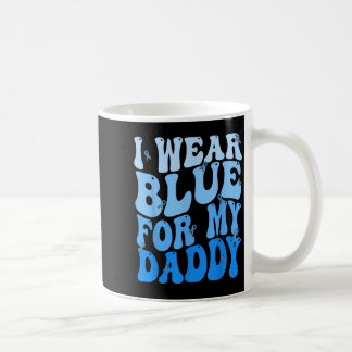 Ich trage Blau für meinen Daddy Blue Ribbon T1d Di Kaffeetasse