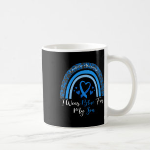 Ich trage Blau für meinen Sohn Diabetes Awareness Kaffeetasse