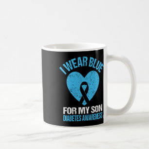 Ich trage Blau für meinen Sohn Diabetes Awareness Kaffeetasse