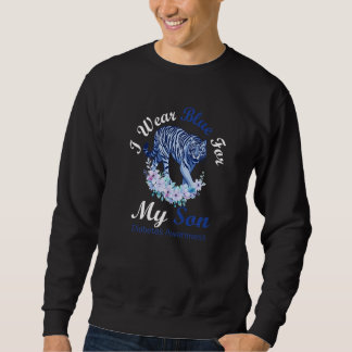 Ich trage Blau für meinen Sohn Diabetes Awareness  Sweatshirt