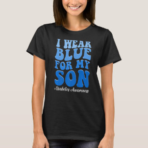 Ich trage Blau für meinen Sohn Diabetes Erythropoe T-Shirt