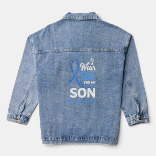 Ich trage Blau für meinen Sohn Mama Vater Hydrocep Jeansjacke