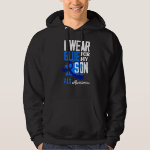 Ich trage Blau für meinen Sohn Unterstützung als B Hoodie