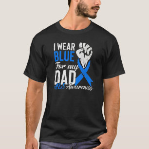 Ich trage Blau für meinen Vater als Sensibilisieru T-Shirt