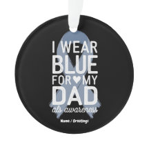 Ich trage Blau für meinen Vater Shirt ALS Awarenes