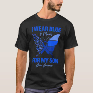 Ich trage Blau im Gedächtnis für meine Son Ataxia T-Shirt